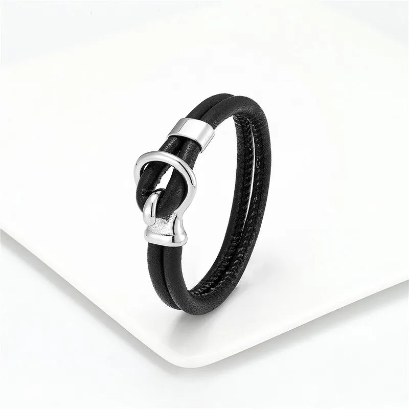 Pulsera Cuero Hombre