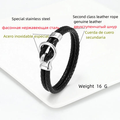 Pulsera Cuero Hombre