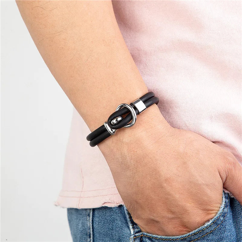 Pulsera Cuero Hombre