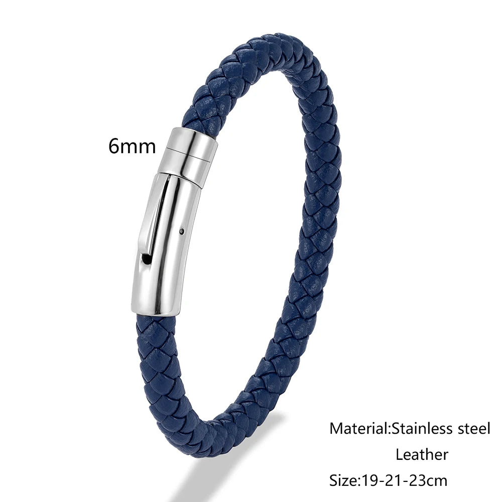 Brazalete Cuero Trenzado