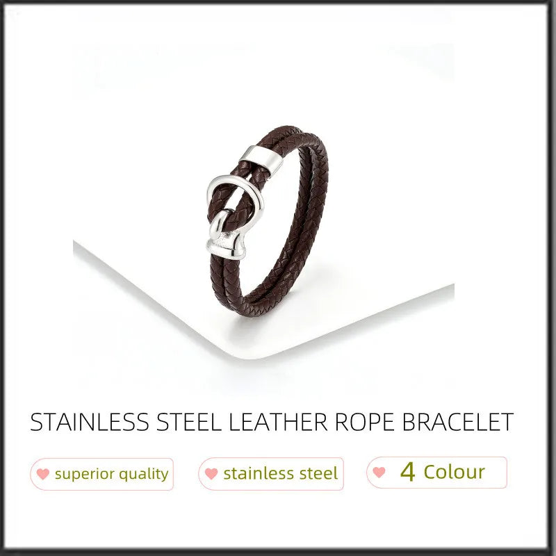 Pulsera Cuero Hombre