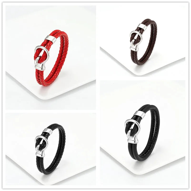 Pulsera Cuero Hombre