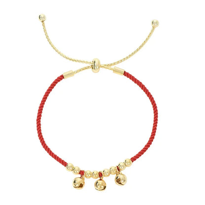 Pulsera Hilo Rojo Campanitas