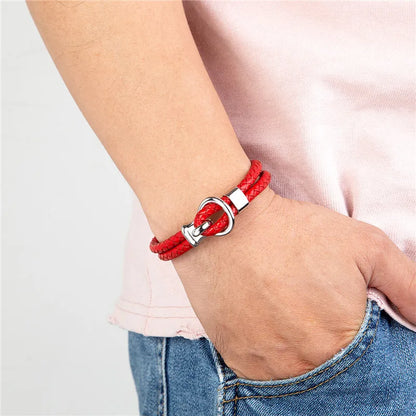 Pulsera Cuero Hombre