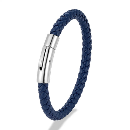 Brazalete Cuero Trenzado