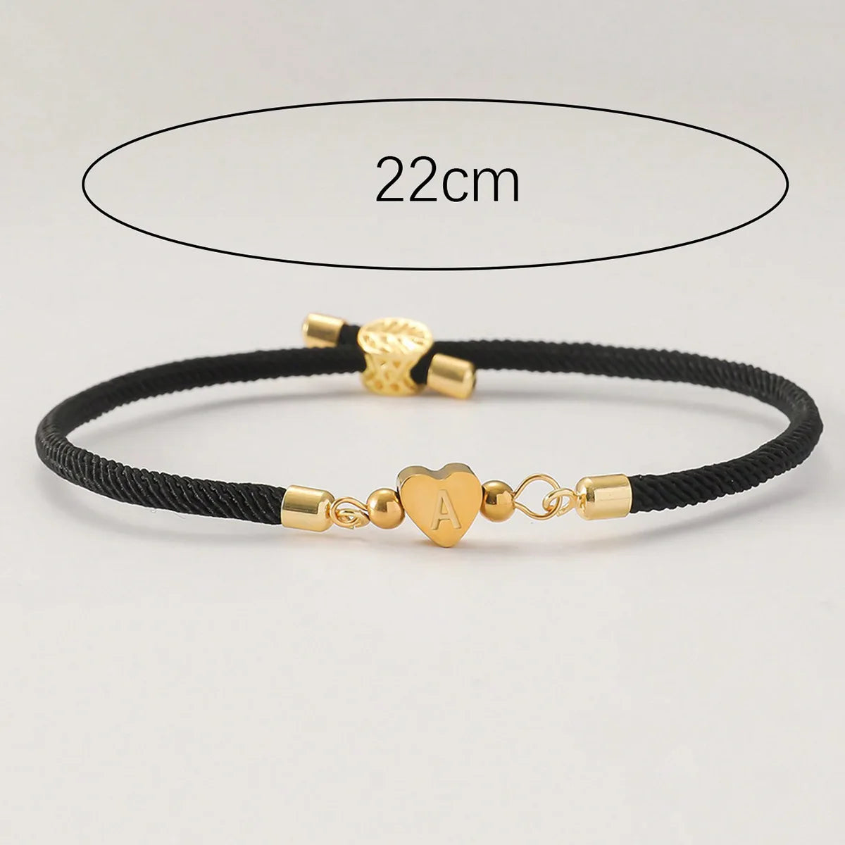 Pulsera Hilo con Iniciales Doradas