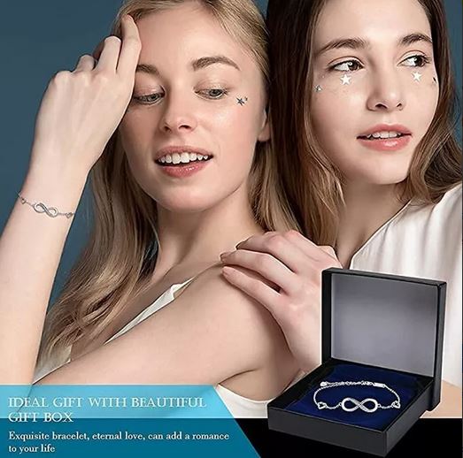 Pulsera Plata 925 Símbolo Amor Infinito