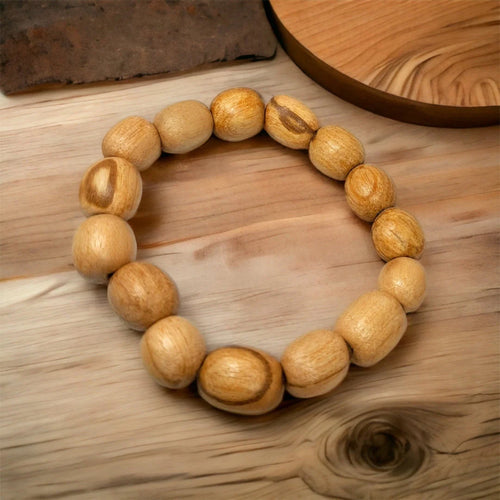 ✨ Pulsera Energética de Palo Santo – Con