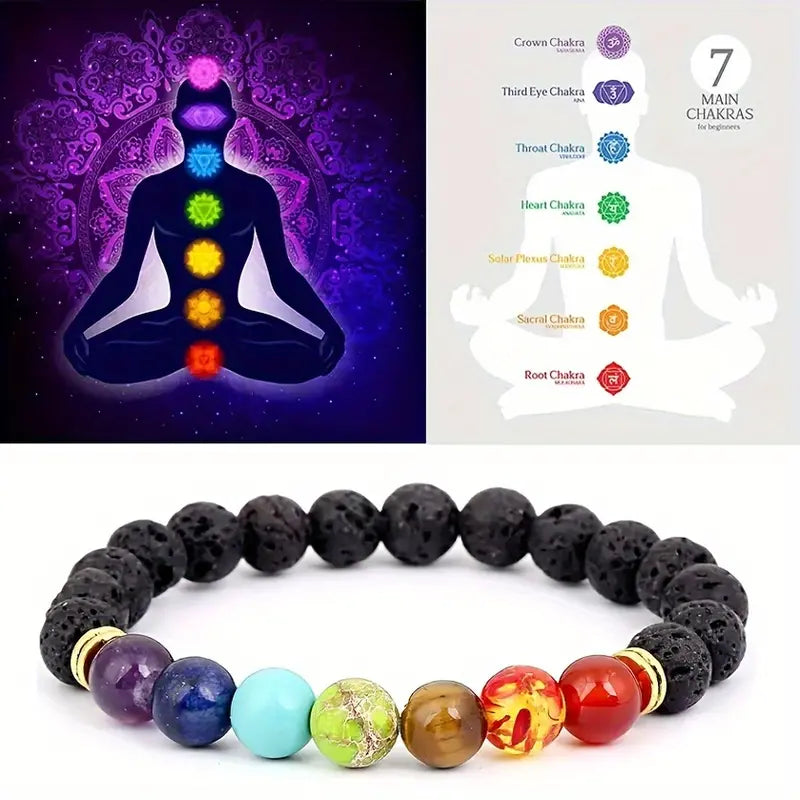 1 Pulsera Limpia mala energia CHAKRA